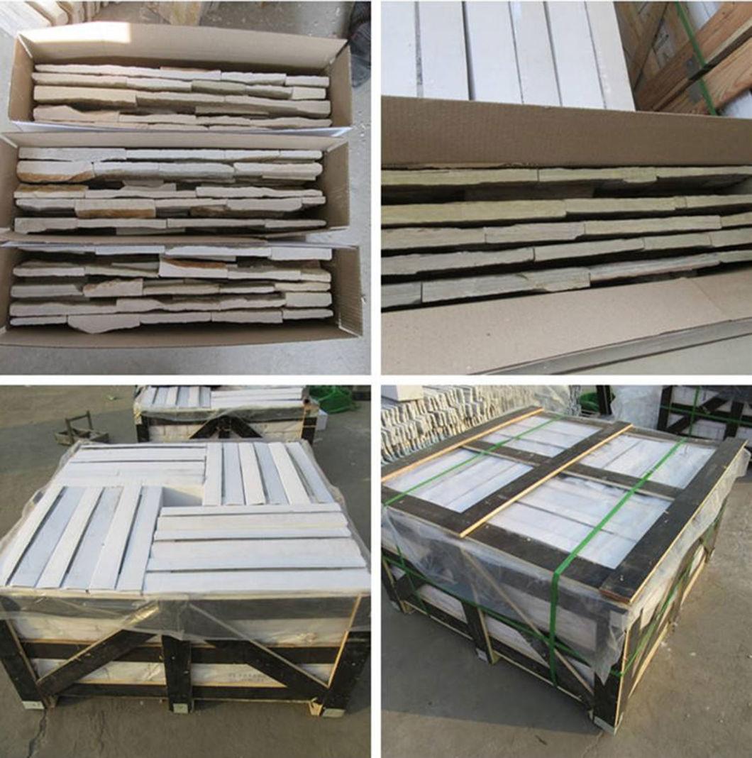 Rusty Slate Stone Natural Hand Split Cement Backing Cultural Stone Ledge Stone Veneer