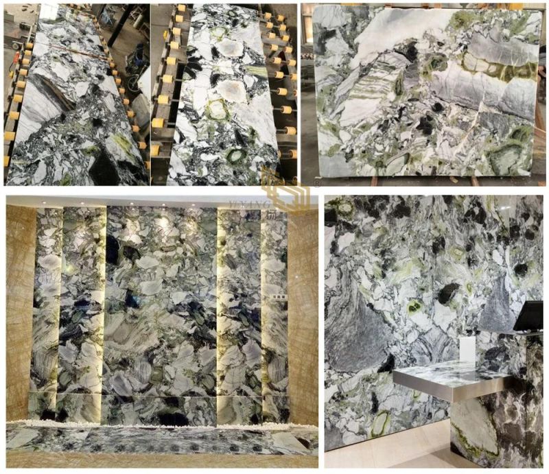 Ice Jadeite Marble for Decoration/Countertop/Bathroom/Floor Tile/Wall Panel