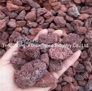 Red Volcanic Rock Crushed Lava Stone for Garden Landscaping