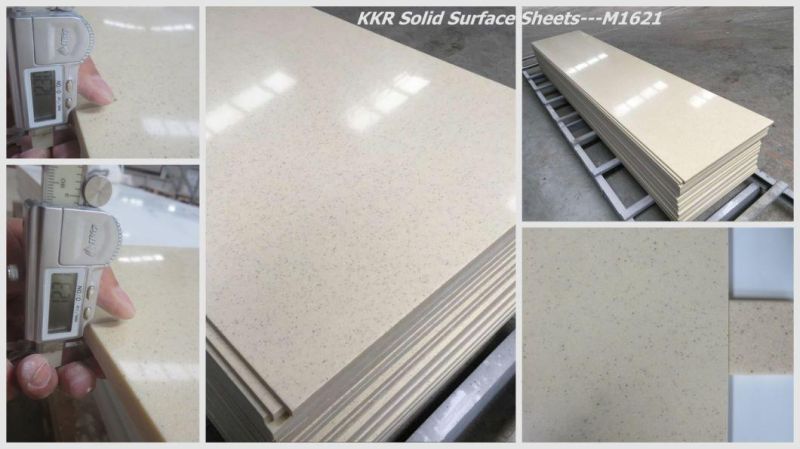 12mm Grey Color Acrylic Solid Surface for Precut Kitchen Countertop (190807)