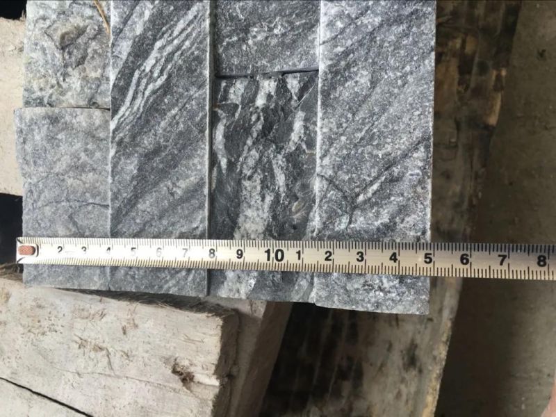 Black Wooden Grain Timber Black Culture Stone Marble Tiles