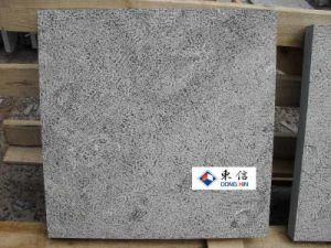 Bush Hammered Blue Limestone Tile