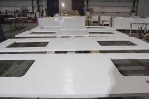 P028 Pure White / High Quality Quartz Countertop