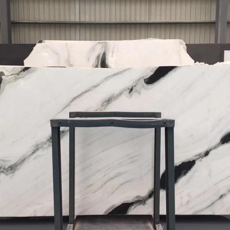 Modern Indoor Designs Polished Panda White Marble Floor Wall Tiles