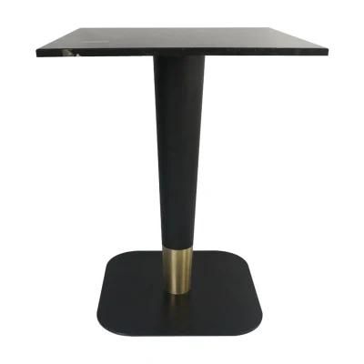 Bring Support Square Luxury Modern Black Marble Stone Countertop Living Room Furniture Marble Table Coffee Table Dining Table