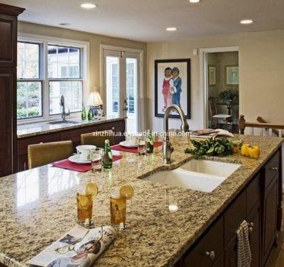 Santa Cecilia Dark Brazail/Imported/Building Material Granite Kitchen Island Prefabricated/Bathroom/Bar/Work/Vanity Top