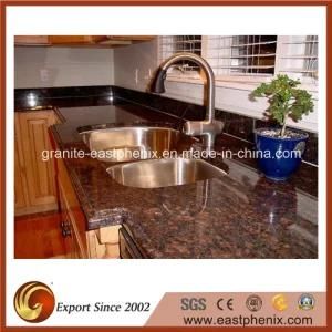 Hot Sale Natural Polished Tan Brown Granite Kitchen Countertop