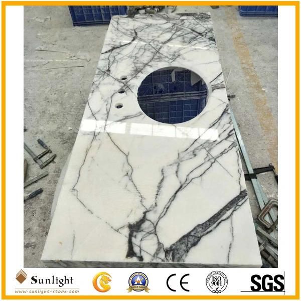 Custom Natural Heaven Bird Vanity Top Marble Countertops for Kitchen