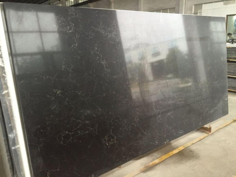 Marble Look Quartz Stone Restaurant Table