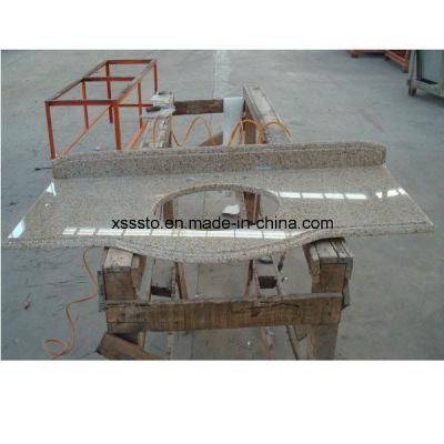 China Popular G682 Yellow Granite Vanity Tops for Bathroom