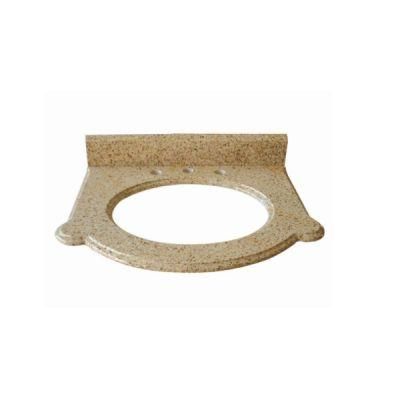 Discount Prefab Yellow Granite Bathroom Vanity Tops
