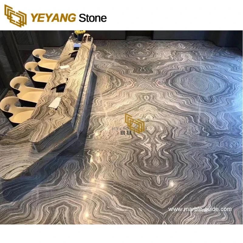 Wave Grain Water Cloud Flower Marble for Wall/Decoration/Flooring/Hotel/Countertop Building Material
