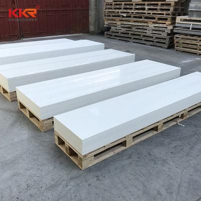 Glacier White Corian Acrylic Solid Surface Material for Bathroom Wall Panel