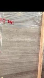 Polished Wooden Grey Vein Marble Slab
