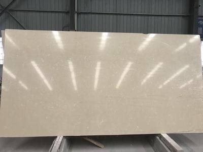 Customized Light Yellow Engineered Stone Slab Kitchen Countertop on Sale