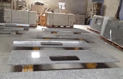 White/Grey Granite Countertops/Countertop for Wall/Flooring/Kitchen/Bathroom/Hotel Project