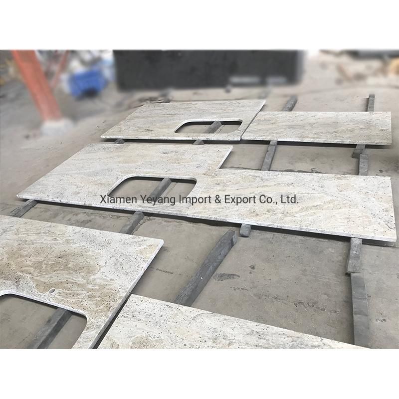River White Granite Kitchen Countertop/Vanity Top for Hotel/Garden/School Engineering Design