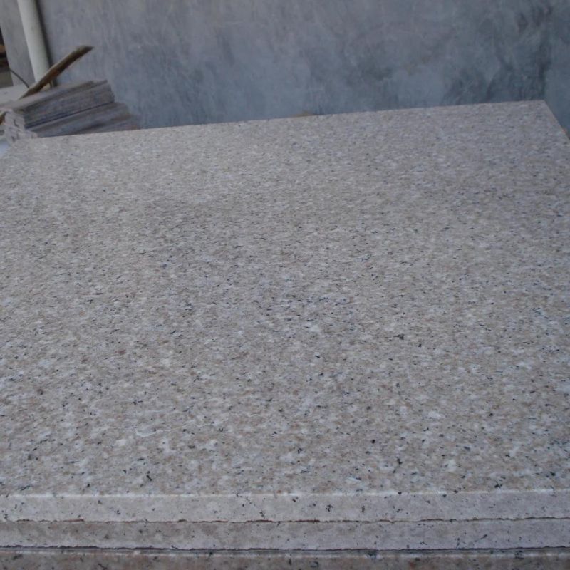 China Stone G681 Rosa Pesco Granite Flamed Shrimp Cream Pink Granite Quarry Tile