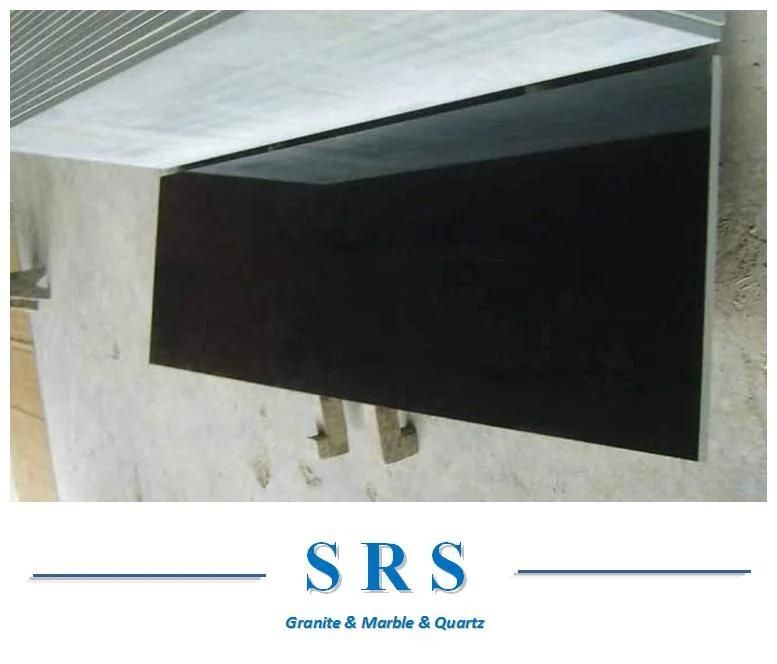 Absolute Black Shanxi Black Granite for Paving, Tombstone, Countertop, Garden