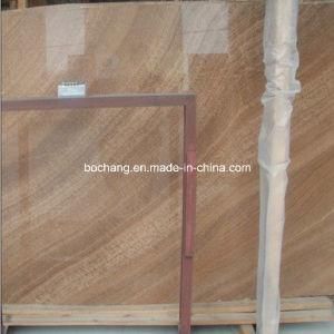 Natural Wood Grain Stone Marble Slab, Marble Tile, Floor Tile