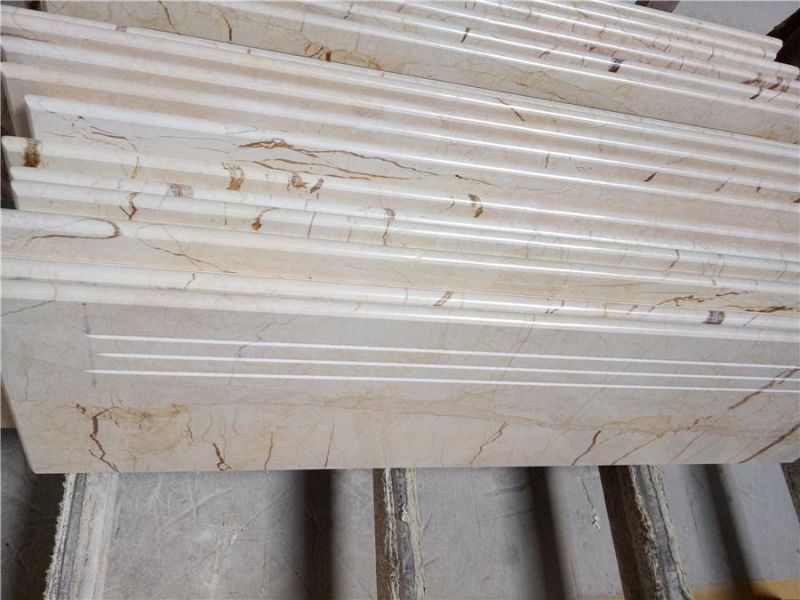 Natural Beige Stone Sofitel Gold Marble Slab for Floors and Wall Tiles
