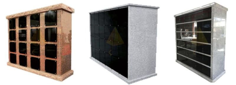 48 Niches Double Sides Standard Granite Columbaria for Tombstone/Momument/Gravestone/Memorial/Cemetery