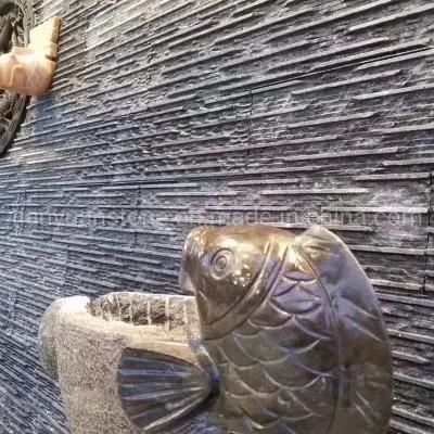 Interior/Exterior Decorative Culture Stone Black China Slate Wall Tiles
