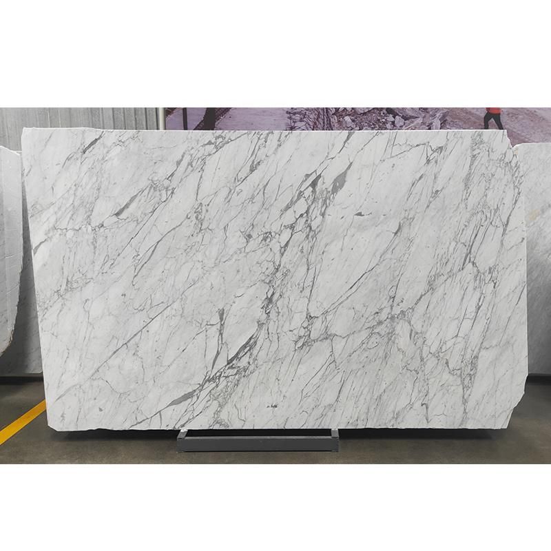 High Quality Bathroom Wall Panel Textured Columbia White Polished Marble Flooring Tile