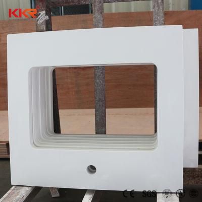 Custom Polished Solid Surface / Carrara/Marble/Quartz Stone Bathroom Vanity Top