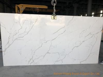 Hot Sale Quartz Slabs for Countertops/Vanitytops in Kitchen and Bathroom Engineering White/Grey/Black/Brown