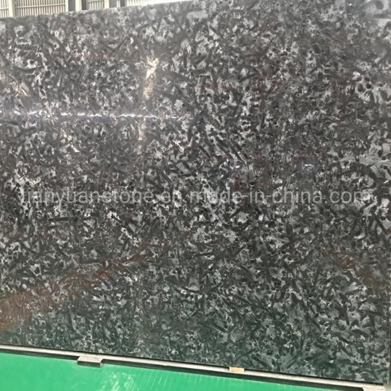 Italy Black Night Rose Granite Wall Stone Tile