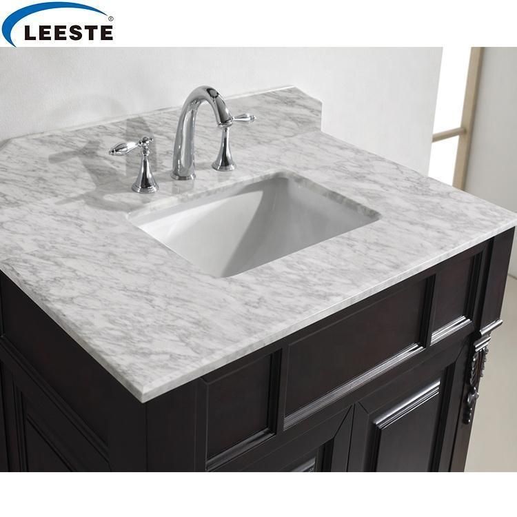 China Factory Promotion Price Marble Vanity Tops From with a Sink Hole Hot Selling Vanity Countertop