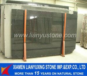 High Quality Black Galaxy Granite Slab for Countertop