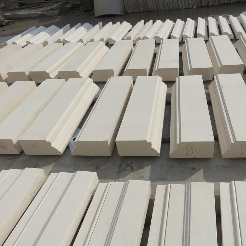 Exterior Honed Stone Tile Cream Bello Limestone Facade Wall Cladding