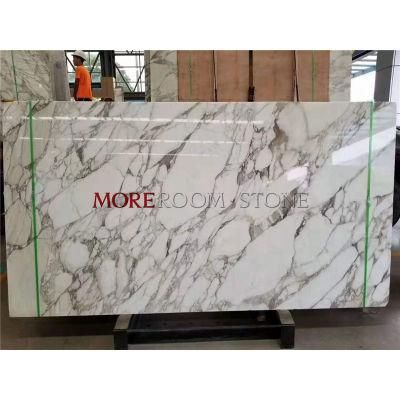 Imported Italy White Arabescato Carrara White Marble Slab