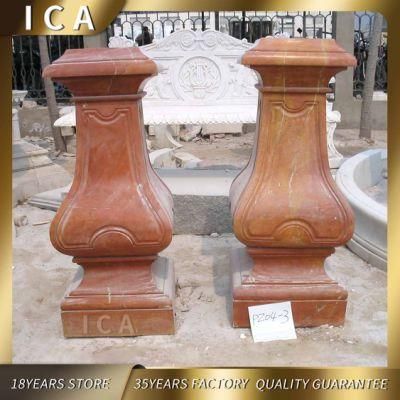 Natural Stone Indoor Base Small Decorative Marble Pillar