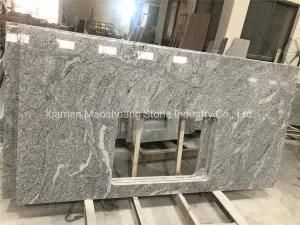 Natural Polished Viscount White Granite for Kitchen and Bathroom