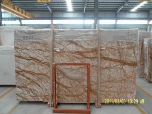 Fantasy Gold Marble Slab for Countertops and Building Materials