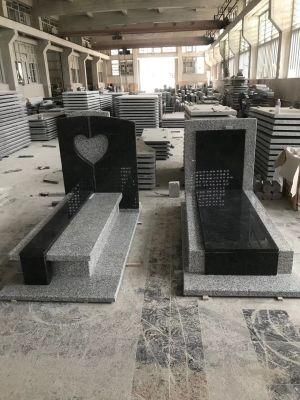 Europe Granite Big Monument Headstone Flower Bed