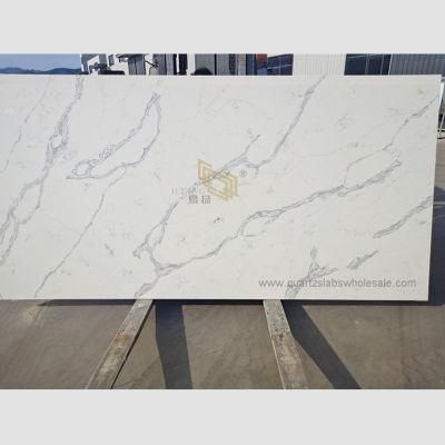 Quartz Slab Artificial White Engineered Quartz Stone for Table/Wall/Benchtop/Sink/Countertop