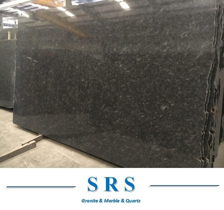 Natural Stone Black Granite Steel Grey/ Stargate/ Black Galaxy/Shanxi Black/Stargate Granite Slabs for Floor/Wall/Outdoor Slabs/Tile/Countertops/Stairs