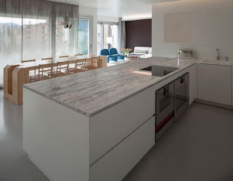 River White Granite Slab for Kitchen Countertop/Island