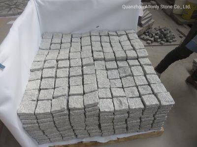 Natural Paving Floor Mesh Granite Cube Stone Cobblestone for Driveway