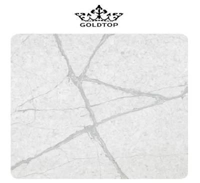 Electro Extended Remix Bird White Fine Lines Quartz of Artificial Stone Kitchen Countertops Lowes