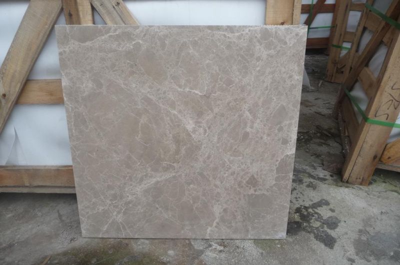 Popular Chinese Light Emperador Marble Stone Tile