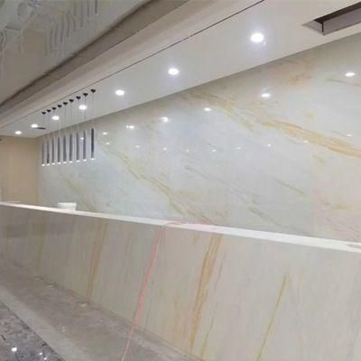 Natural Stone Berige/Gold/White Marble for Background Wall/Floor Tile/Worktop/Table/Mosaic Slab