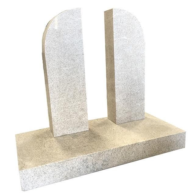 Cheap Price Hunan White Marble Memorial Stone for Graveyard