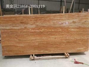 Travertine Gold / Marble Slab for Kitchen/Bathroom/Wall/Floor