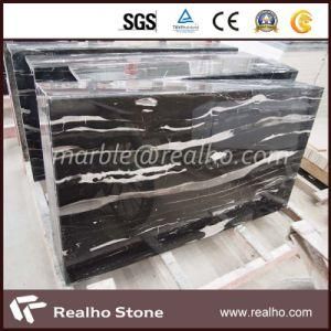 Polished Silver Dragon Marble Vanity Top for Hotel Bathroom