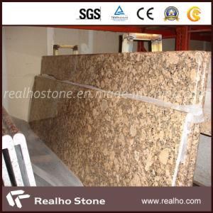 Brazilian Giallo Fiorito Polished Slab for Countertop